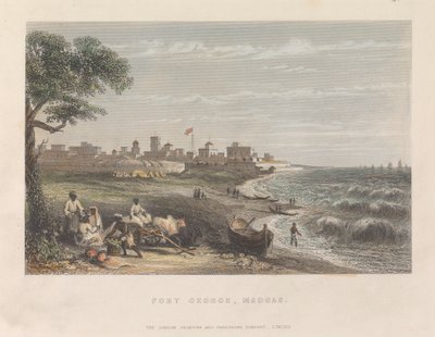 Fort George, Madras autorstwa Unknown artist