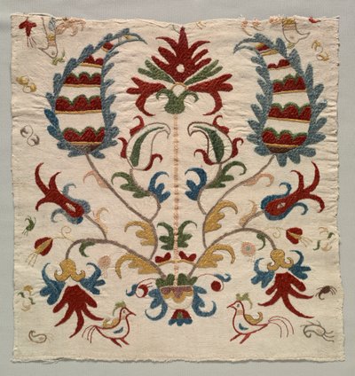 Fragment poszewki na poduszkę lub panelu narzuty autorstwa Unknown artist