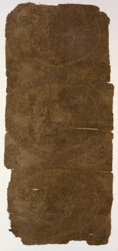 Fragment z Senmurvami autorstwa Unknown artist