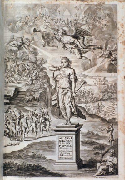 Frontyspis Phonurgia nova (1673) autorstwa Unknown artist
