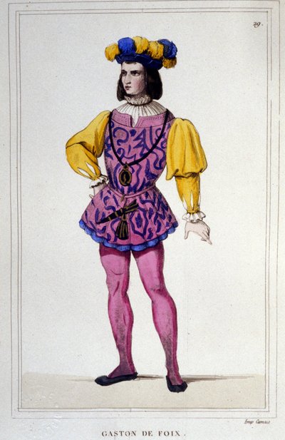 Gaston de Foix, książę Nemours francuski człowiek wojny (Mazères, Ariège autorstwa Unknown artist