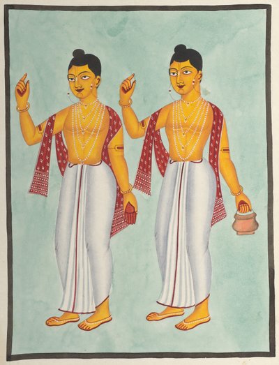 Gaur i Nitai autorstwa Unknown artist