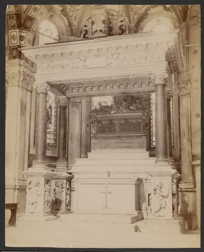 Genua, San Lorenzo, Sarkofag z San Giovanni autorstwa Unknown artist