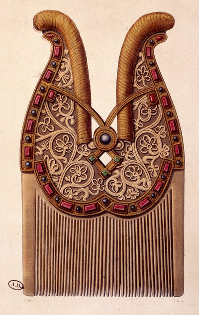Niemieckie szlachetne grzebienie autorstwa Unknown artist