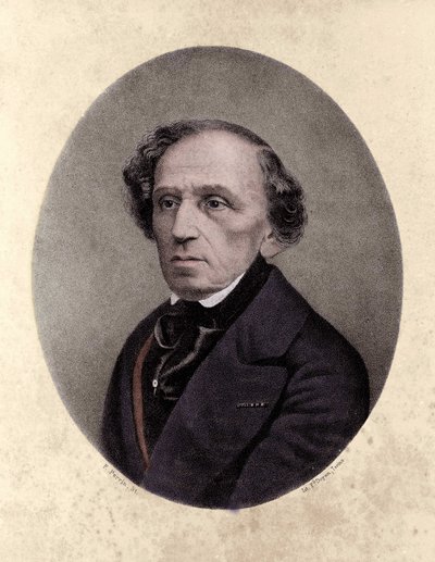 Giacomo Meyerbeer (1791-1864), niemiecki kompozytor. autorstwa Unknown artist