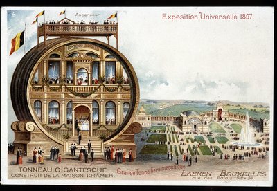 Gigantyczna lufa - Maison Kramer - 1897 Wystawa Światowa w Brukseli. autorstwa Unknown artist