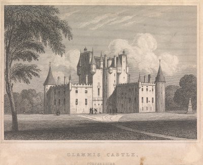 Zamek Glamis, Forfarshire; strona 9 (tom drugi) autorstwa Unknown artist