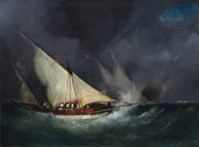 Greccy piraci atakują turecki statek autorstwa Unknown artist