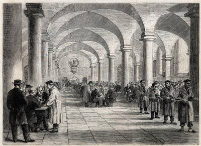 Szpital Greenwich – Jadalnia Zachodnia – Szpital Marynarki Wojennej Greenwich – Jadalnia Zachodnia autorstwa Unknown artist
