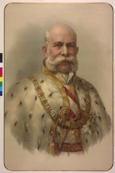 Półdługi cesarz Franciszek Józef I w szacie z polaru autorstwa Unknown artist