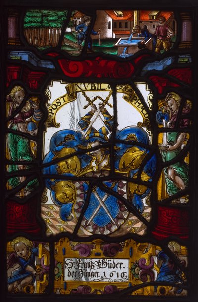 Panel heraldyczny Franza Budera autorstwa Unknown artist