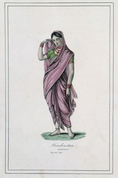 Hindustan: dama - w „Albumie podróży”” autorstwa Unknown artist