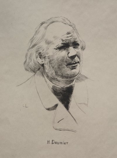 Honoré Daumier autorstwa Unknown artist