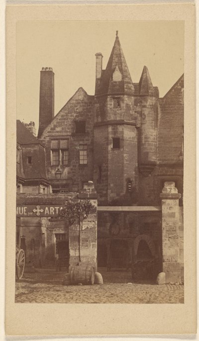 Hotel de la Croix Blanches, Tours. autorstwa Unknown artist