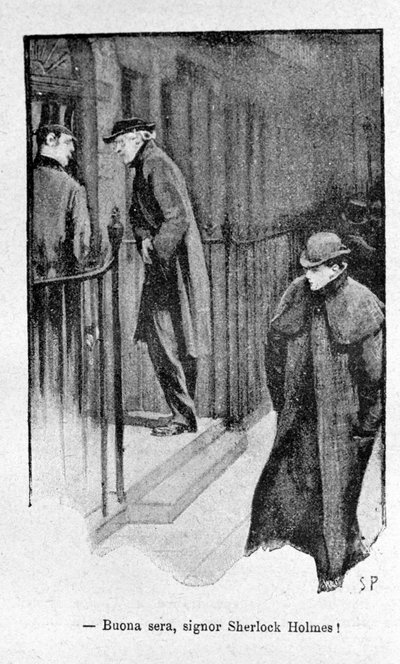 Ilustracja książki Sherlock Holmes. Koniec XIX wieku. autorstwa Unknown artist