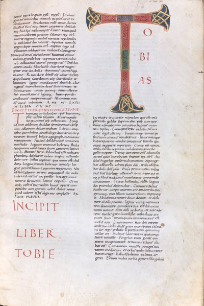Incipit Księgi Tobiasza autorstwa Unknown artist
