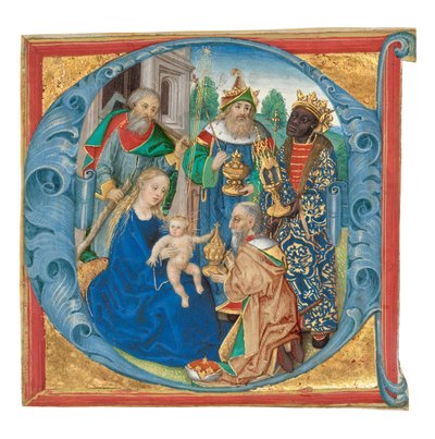 Początek E: Pokłon Trzech Króli autorstwa Unknown artist