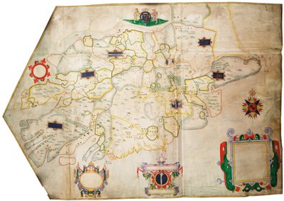 Irlandia u wybrzeży Shannon, ok. 1585 r. (płótno, welur) autorstwa Unknown artist