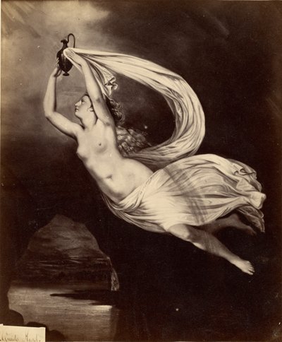 ["Iris niosąca wodę z rzeki Styks do Olimpu, aby bogowie mogli na nią przysięgać" za Guyem Headem]. autorstwa Unknown artist
