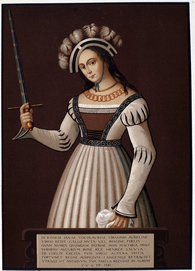 Jeanne la Maid, z mieczem - w „Janna d