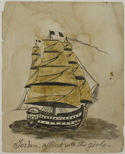 Joshua na wodzie z dziewczynami autorstwa Unknown artist