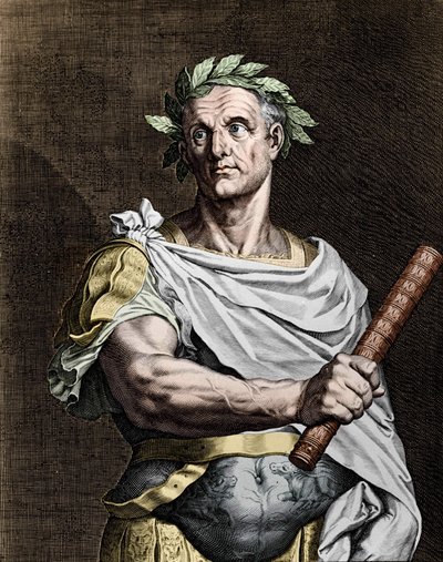 Juliusz Cezar (101-44 pne), rzymski mąż stanu. autorstwa Unknown artist