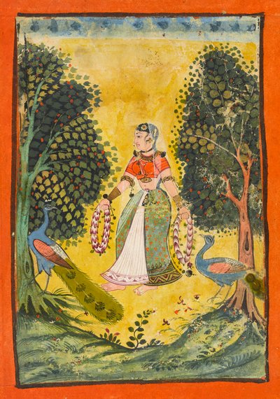 Kakubha Ragini, folio z <em>Ragamali</em> autorstwa Unknown artist