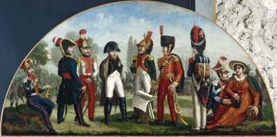 Przebudzenie Austerlitz. Znak handlarza winem, między 1800 a 1815 r. (znak) autorstwa Unknown artist