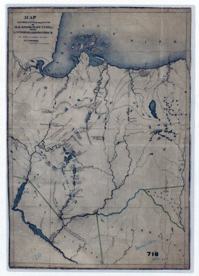 Jezioro Superior i Missisipi autorstwa Unknown artist