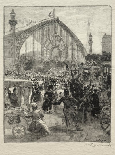 Opuszczenie wystawy z 1889 r. autorstwa Unknown artist