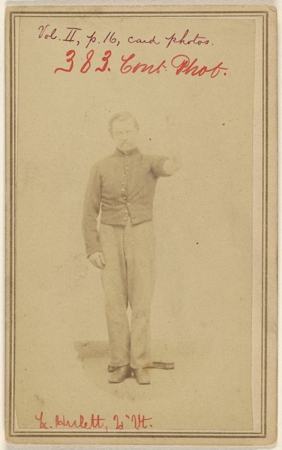 L[erman] Hulett, 2n Vt [ofiara wojny secesyjnej]. autorstwa Unknown artist