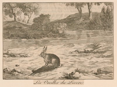 „Uszy Lieura” z Bajek La Fontaine autorstwa Unknown artist