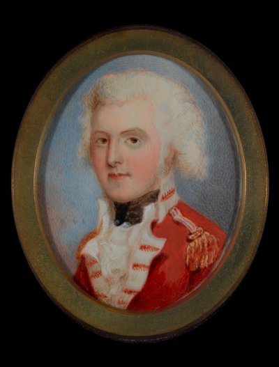 Porucznik i kapitan Samuel Barrett autorstwa Unknown artist