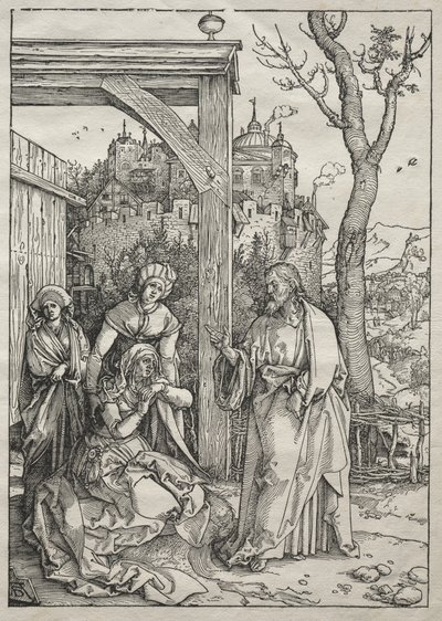 Życie Dziewicy: Chrystus żegna się ze Swoją Matką autorstwa Unknown artist