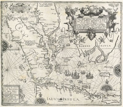 Podróż Linschotena do Indii Wschodnich autorstwa Unknown artist