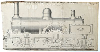 Tablica lokomotywy London i North Western Express nr 112 autorstwa Unknown artist