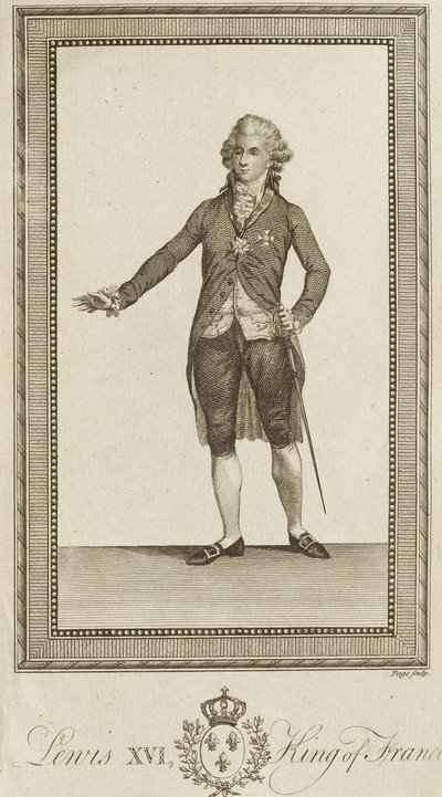 Ludwik XVI, król Francji autorstwa Unknown artist