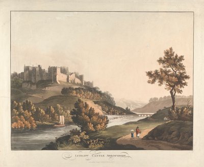 Castelo de Ludlow, polonês de Shropshire autorstwa Unknown artist
