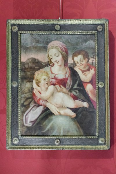 Madonna z Dzieciątkiem i św. Janem Chrzcicielem autorstwa Unknown artist