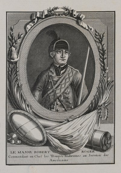 Major Robert Rogers autorstwa Unknown artist