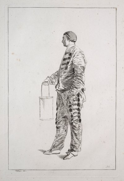 Stojący mężczyzna autorstwa Unknown artist
