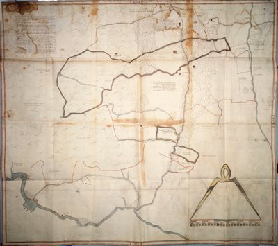 Mapa Lismore, Irlandia autorstwa Unknown artist
