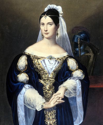 Maria de la Felicidad Malibran (1808 - 1836). autorstwa Unknown artist