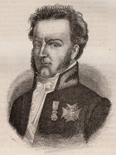 Martial de Guernon-Ranville (Guernon Ranville), francuski sędzia i polityk - 1787 -1866 autorstwa Unknown artist