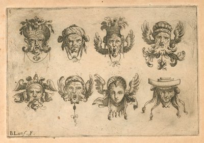Mascarons autorstwa Unknown artist