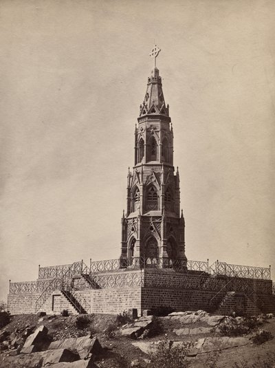 Pomnik upamiętniający żołnierzy brytyjskich w 1859 r. autorstwa Unknown artist