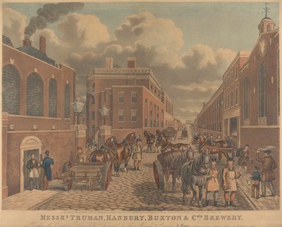 Panowie Truman, Hanbury, Browar Buxton & Co., Spitalfields autorstwa Unknown artist