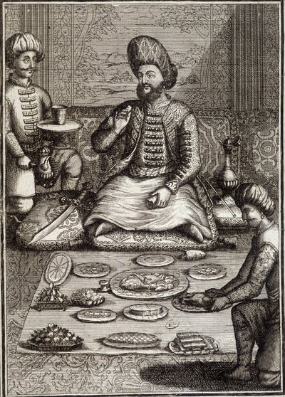 Méhémet Réza Beg, ambasador Persji, początek XVIII wieku. autorstwa Unknown artist