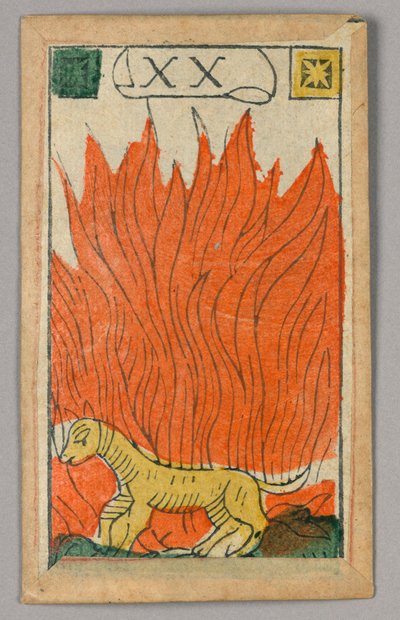 Karta do gry Minchiate (Tarot) autorstwa Unknown artist