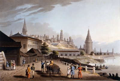Moskwa, Kreml. Ilustracja z XIX wieku. autorstwa Unknown artist